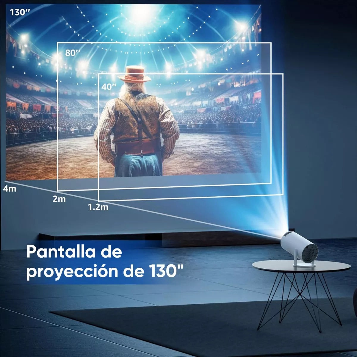 Proyector HY300 de ASVA Electronics - Proyección en Alta Definición para el Hogar y la Oficina