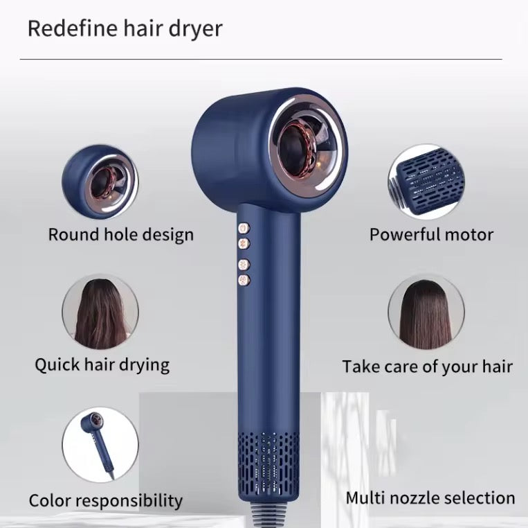 Professional Ionic Hair Dryer - 3 Speeds and 4 Temperatures | Available in 4 Colors